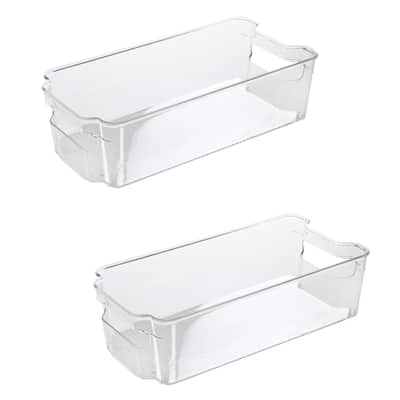 Kitchen Details 2 Pack Large Refrigerator Shelf Organizer - 12.32" x 8.31" x 3.9"