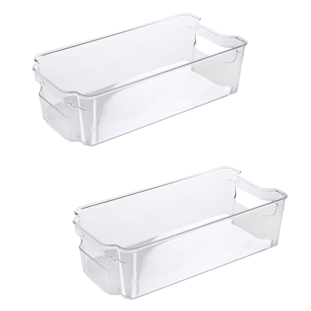 Kitchen Details 2 Pack Large Refrigerator Shelf Organizer - 12.32" x 8.31" x 3.9"