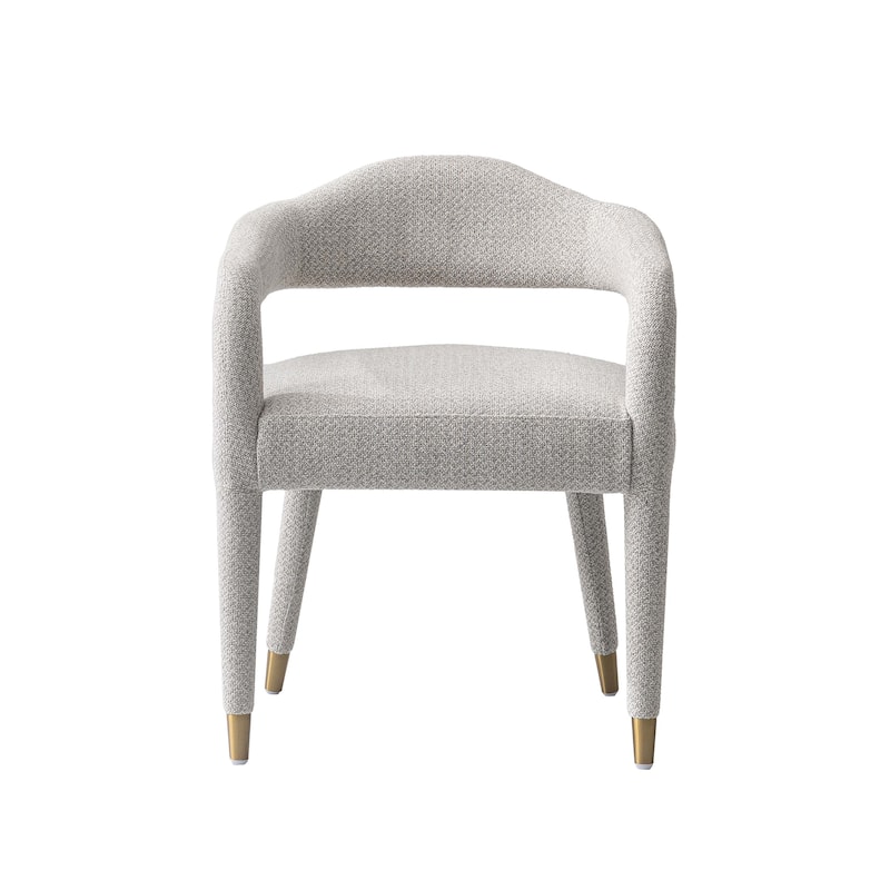 Manhattan Comfort Modern Aspen Tweed Dining Armchair
