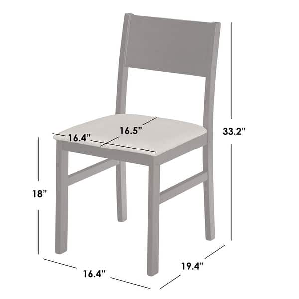 dimension image slide 0 of 2, Simple Living Templeton Solid Wood 5-piece Dining Set