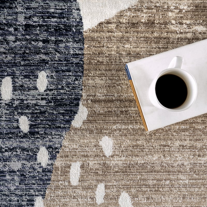 Manaslu Sunrise Fringed Area Rug