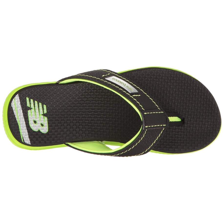 AolaZW Kids Puffin Pattern Beach Sandal Non-Slip Bath Slipper Black