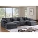 preview thumbnail 38 of 40, 6 - Piece Chenille Sectional