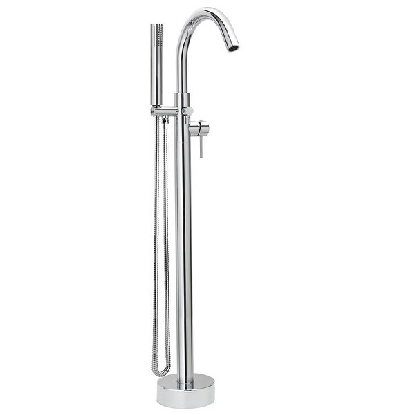 Keeney DEL45 Single Handle Floor Mounted Freestanding Tub Filler. Opens flyout.