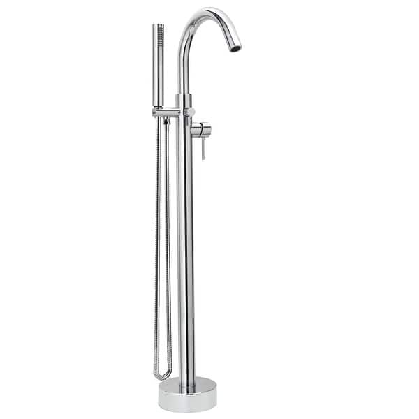 slide 2 of 20, Belanger Single Handle Floor Mounted Freestanding Tub Filler