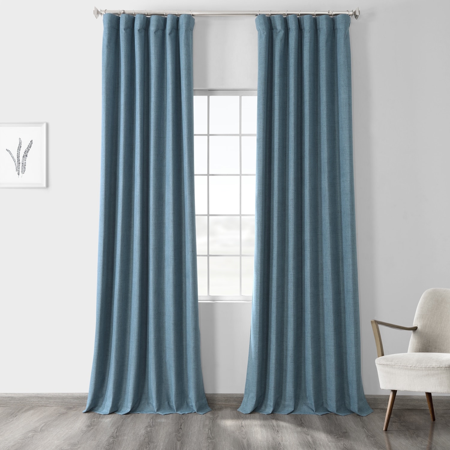 Silk Embroidery Curtain Fabric - Weaveron