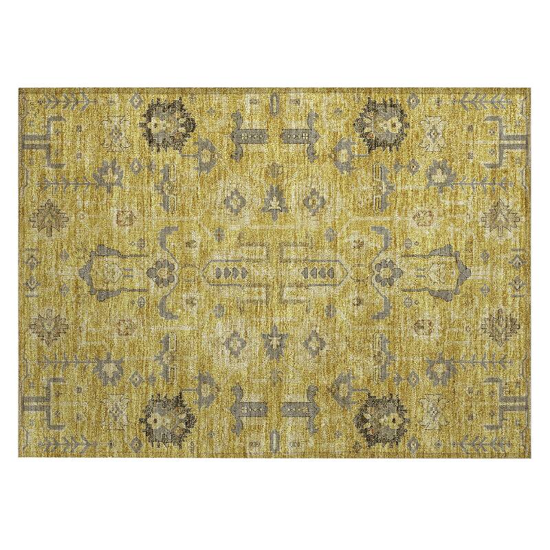 Machine Washable Indoor/ Outdoor Chantille Boho Rug