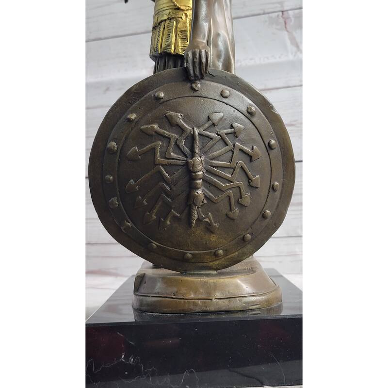 Greek Warrior Hero Odysseus Achilles Leonidas Sparta Athens Bronze Sculpture Statue