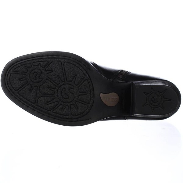 born short black boots