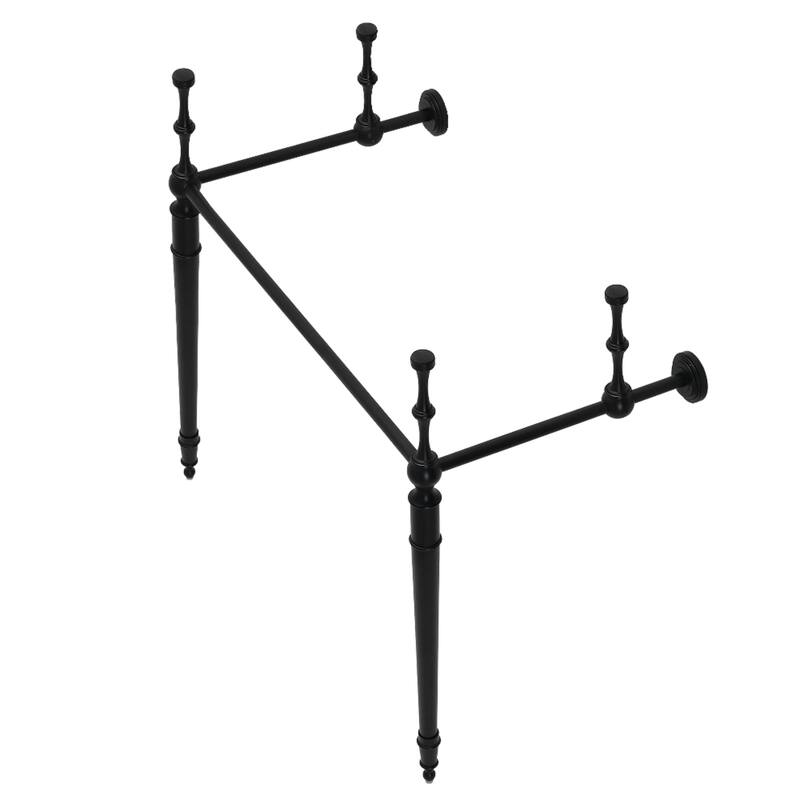 Kingston Brass Edwardian Brass Console Sink Legs - Matte Black