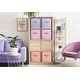preview thumbnail 4 of 10, Sorbus Fabric Storage Bins 13" Foldable Cubes With Handles For Pantry, Cubbies, Toy And Closet Shelving Organization - 6Pk