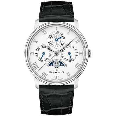 Blancpain Villeret Quantieme Perpetuel Men's Watch - Stainless Steel - 40mm