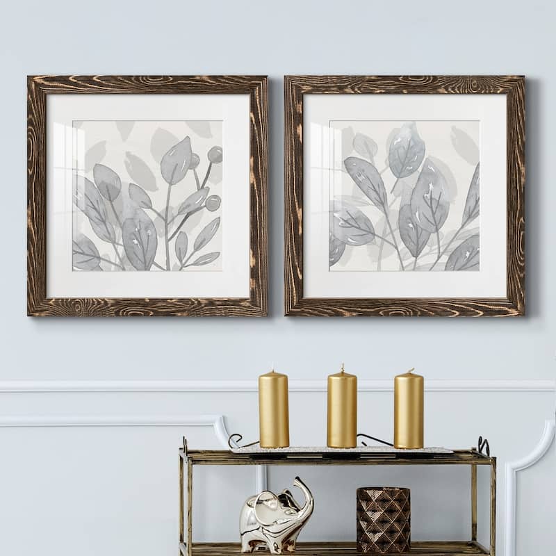 Shadow Leaves I-Premium Framed Print - Ready to Hang