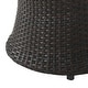 preview thumbnail 5 of 23, Christopher Knight Home 3-Piece Outdoor Wicker Chat Set with Cushions - N/A