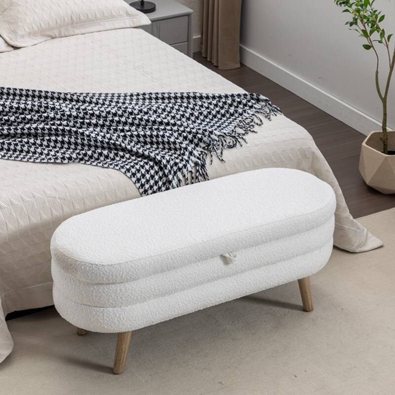 Storage Bench Bedroom Bench With Wood Legs