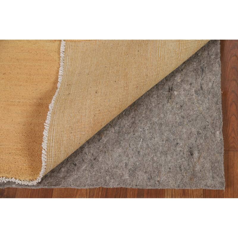 Modern Gabbeh Foyer Rug Handmade Stripe Wool Carpet - 2'7"x 4'1"