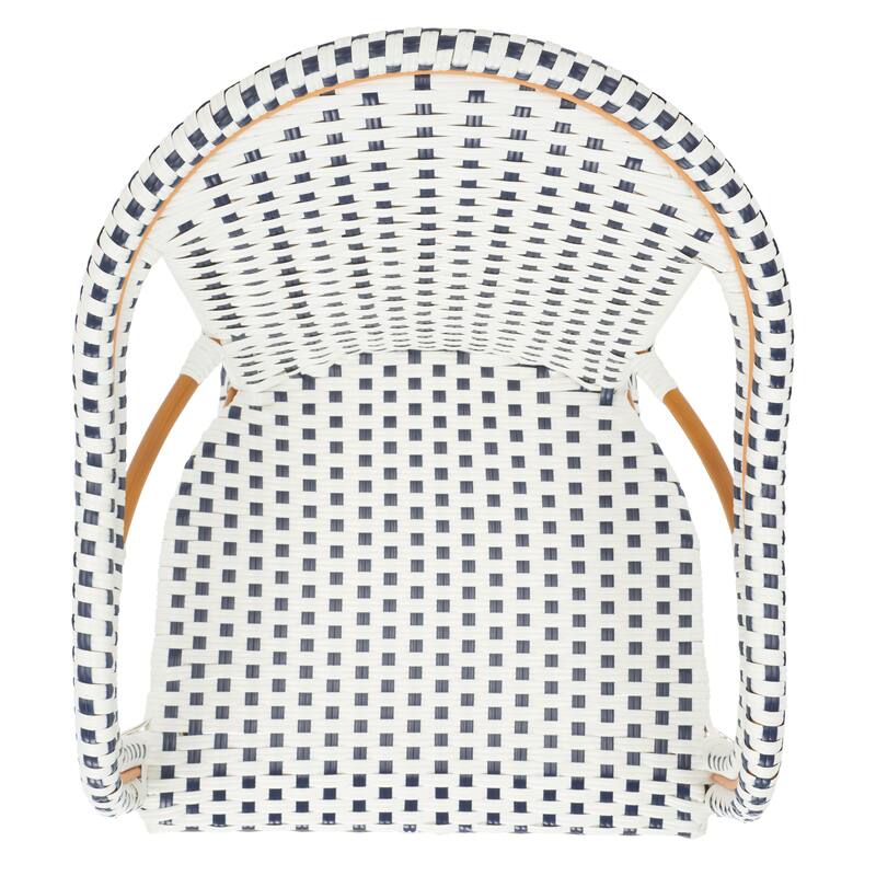 SAFAVIEH Charlize Outdoor Bistro 26-inch Counter Stool with Arms - 23Wx26Dx43H