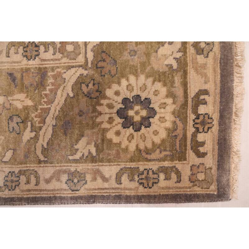 ECARPETGALLERY Hand-knotted Jules Serapi Dark Grey Wool Rug - 9'1 x 11'11