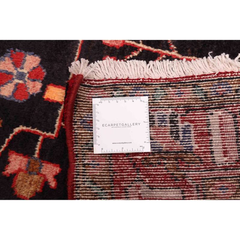 ECARPETGALLERY Hand-knotted Anadol Dark Navy, Red Wool Rug - 4'7 x 7'1