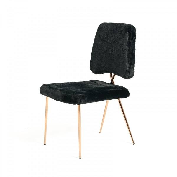 Set Of 2 Gold Black Fabric Solid Back Dining Chairs Set Of 2 Gold Black Fabric Solid Back Dining Chairs