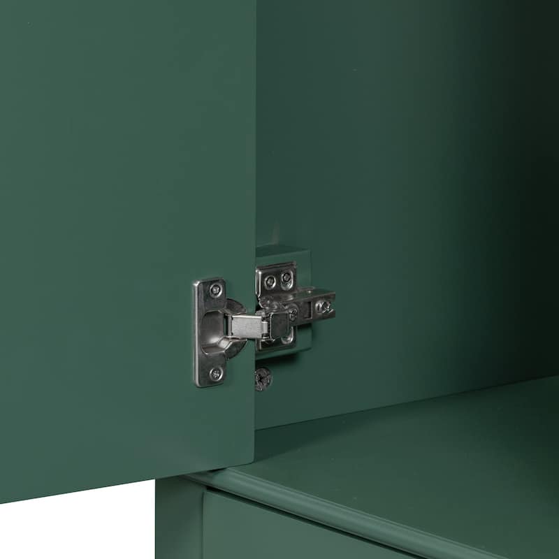 Modern Bathroom Vanity, 30" Freestanding Cabinet with Sink, Bathroom Storage Cabinet with Soft Closing Door and 3 Drawers