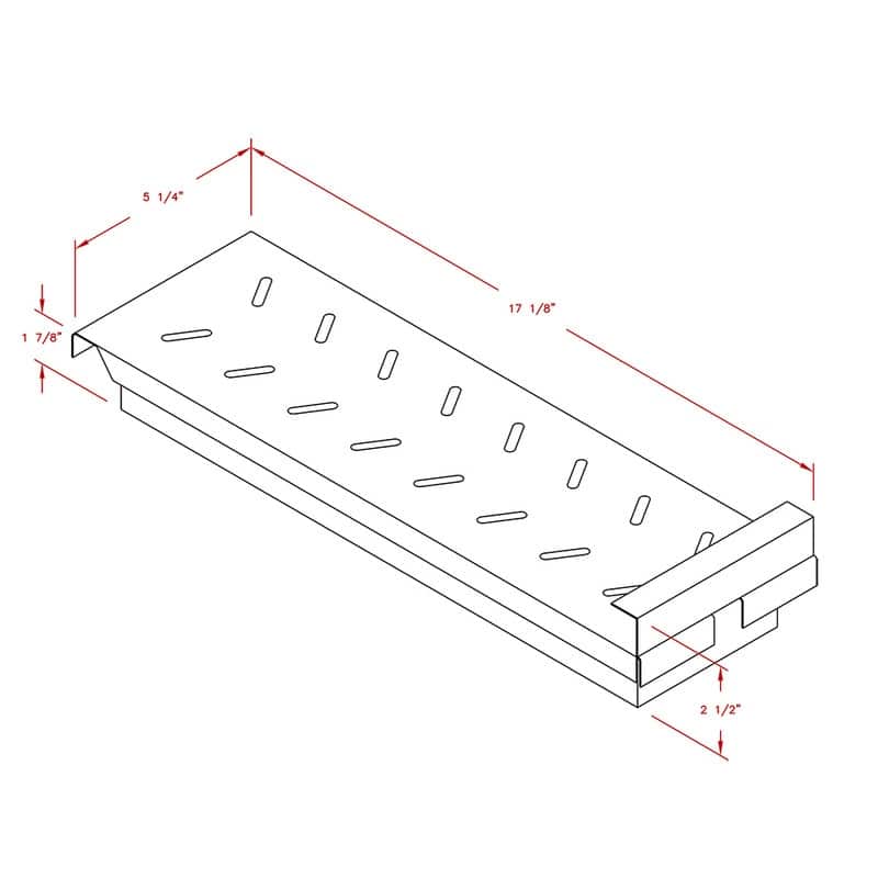 Cal Flame Stainless Steel Grill Smoke Tray