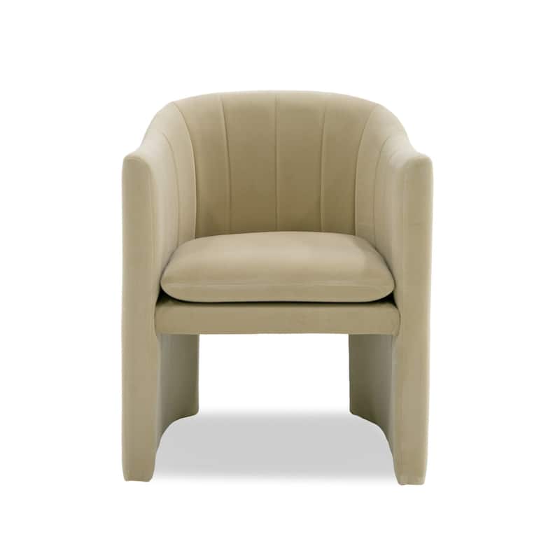 Modrest Danube Modern Beige Fabric Dining Chair