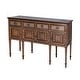 preview thumbnail 2 of 7, Manali 60 in. W Rectangular Mother of Pearl and Wood 4 Drawer 2 Door Console Table