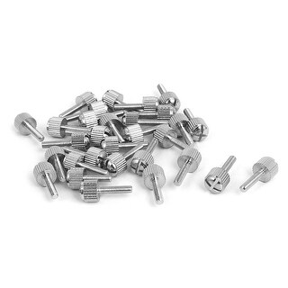 Computer PC Case Metal Knurled Head Phillips Thumb Screws - Silver ...