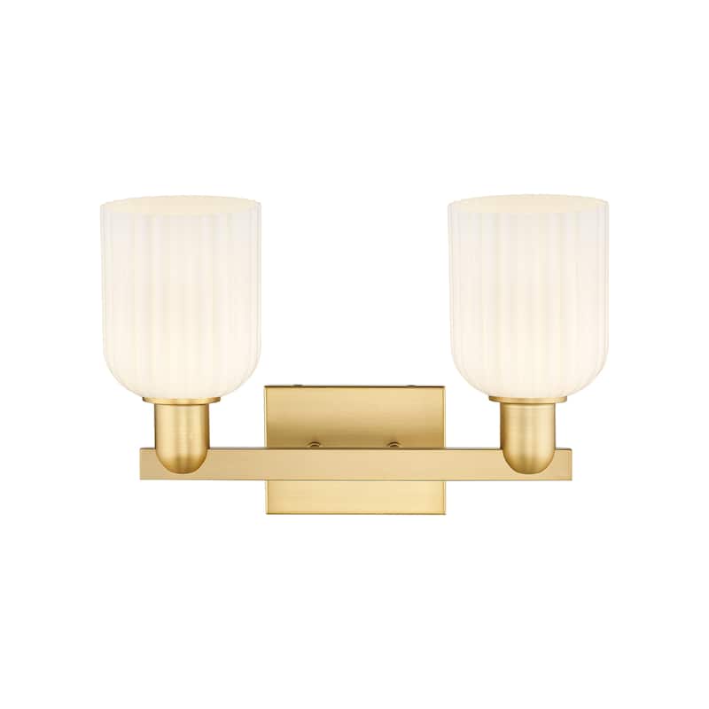 Innovations Lighting Downtown Urban - Bridal Veil - 2 Light 16" Bath Vanity Ligh