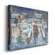 preview thumbnail 2 of 8, Moonlit Skaters-Premium Gallery Wrapped Canvas - Ready to Hang
