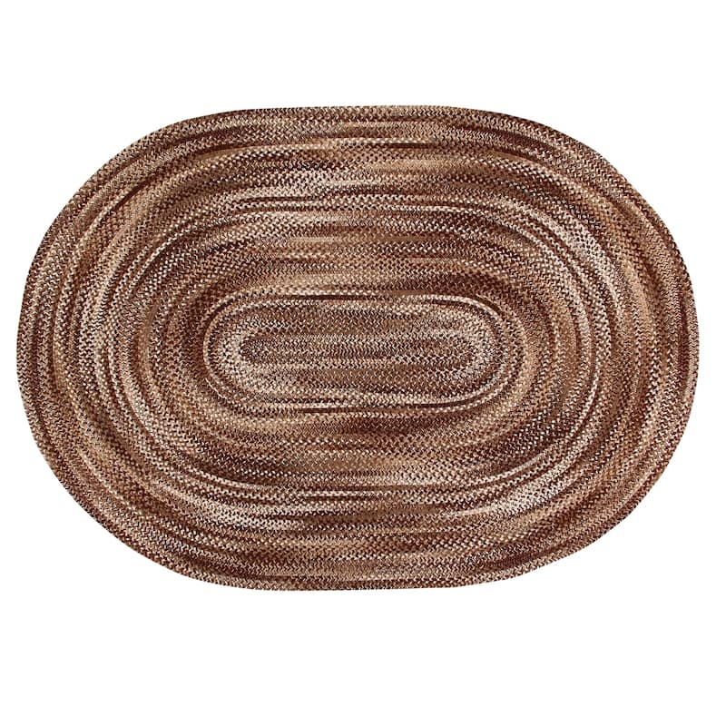 Ombre Soft Chenille Braided Rugs
