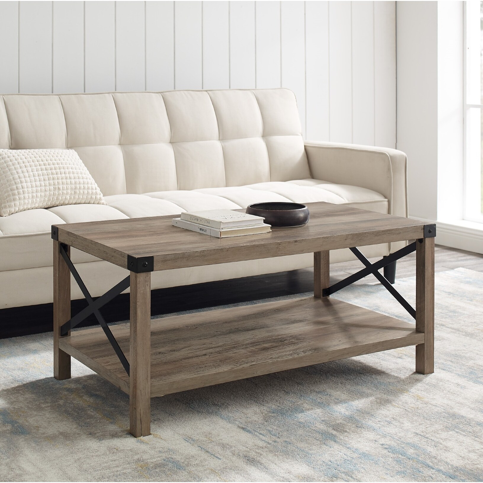 The gray barn kujawa metal x coffee table deals