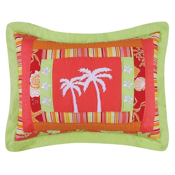 slide 2 of 3, 20" x 26" Tropical Paradise Standard Sham