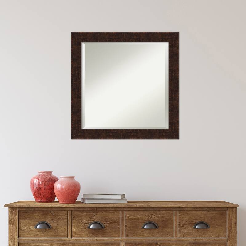 Beveled Bathroom Wall Mirror - William Frame