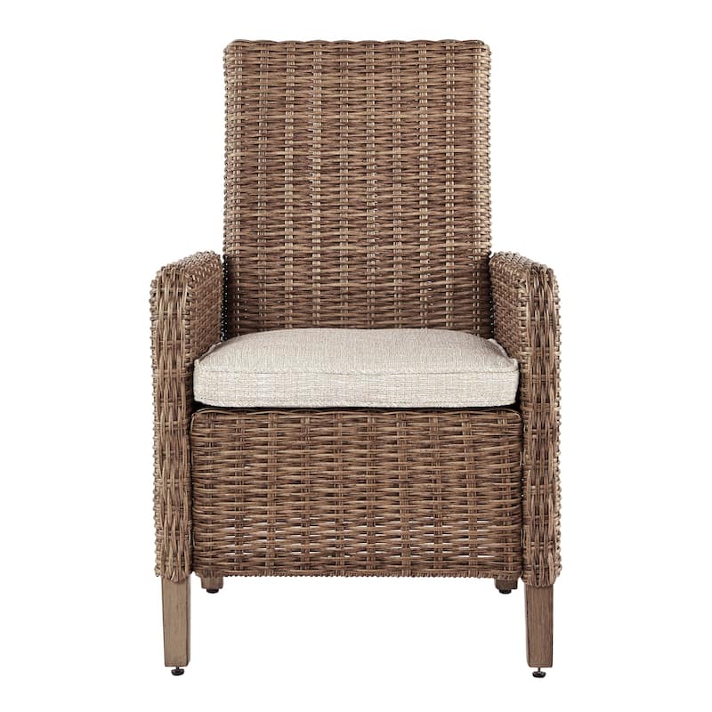 Signature Design By Ashley Beachcroft Outdoor Dining Chairs Set - 25.5" W x 25.63" D x 40.25" H