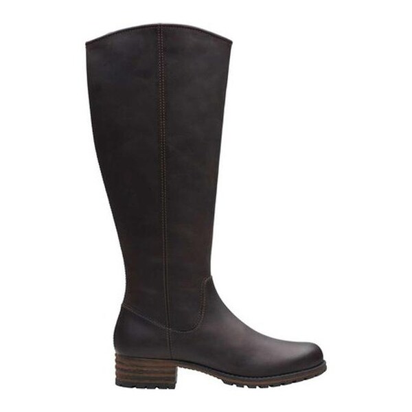clarks marana trudy leather knee boots