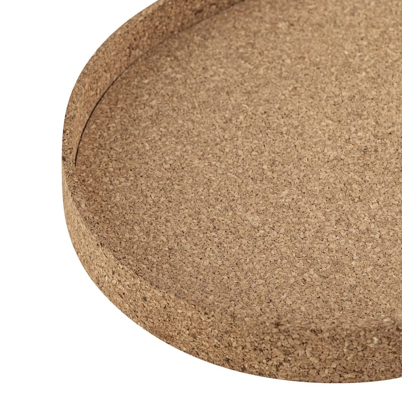 Oval Cork Tray Lg