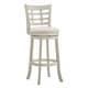 preview thumbnail 26 of 46, Verona Swivel 29-inch High Back Barstool by iNSPIRE Q Classic Antique White-Beige Linen-Window Back