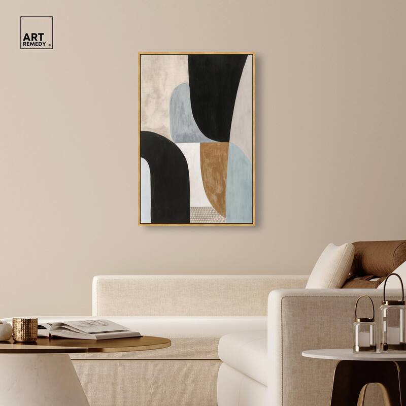 Interlocking Segments I Canvas by Art Remedy
