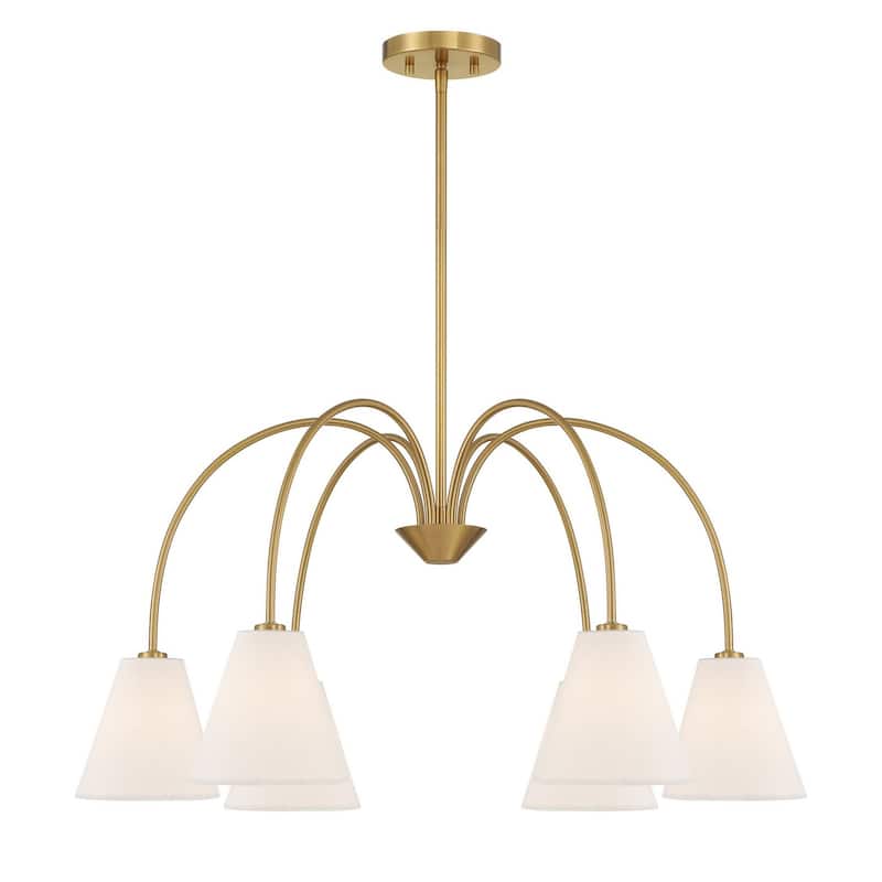 6-Light Chandelier By Trade Winds