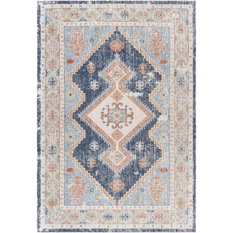 Livabliss Huntington Beach Bohemian Tribal Indoor / OutdoorArea Rug