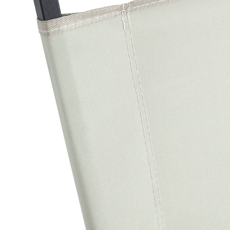 Beige 1-Piece Folding Outdoor Chair