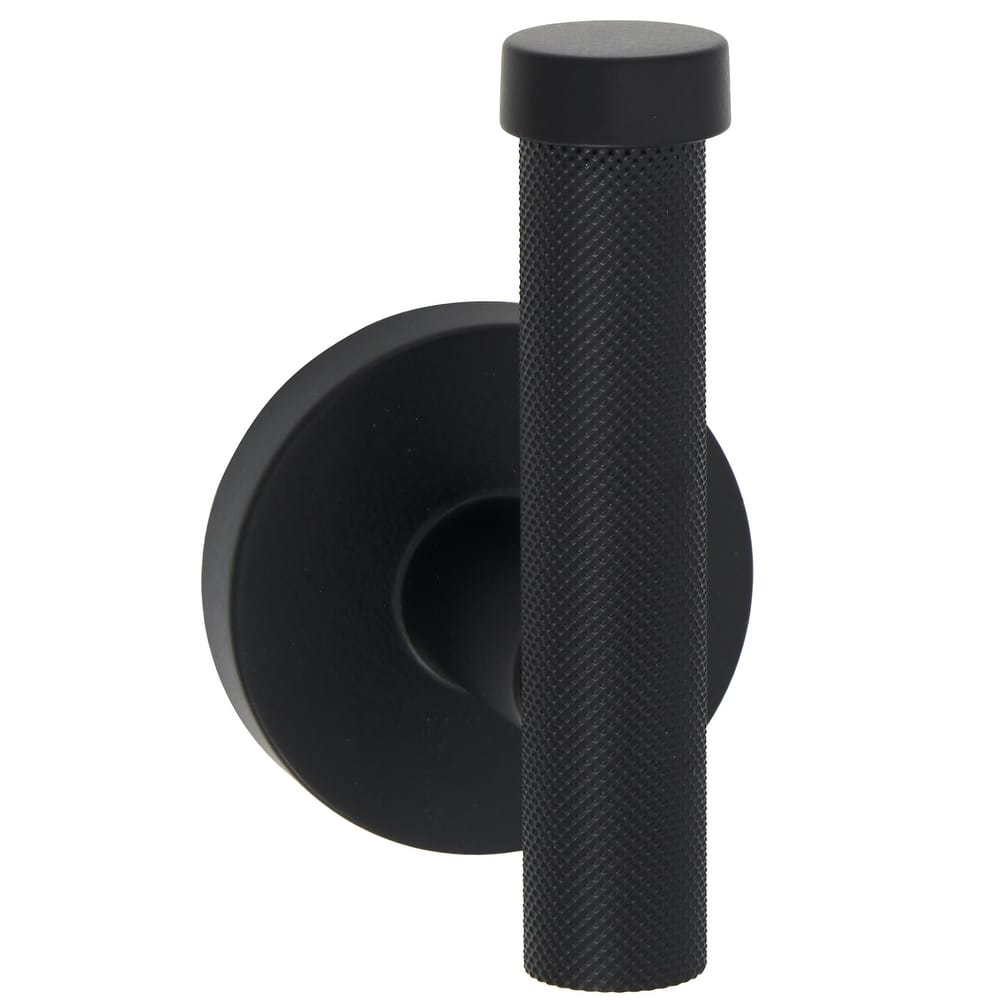 Alno A9481-HOOK-KNURLED Vita Bella 2" Wide Modern Diamond Knurled Bar