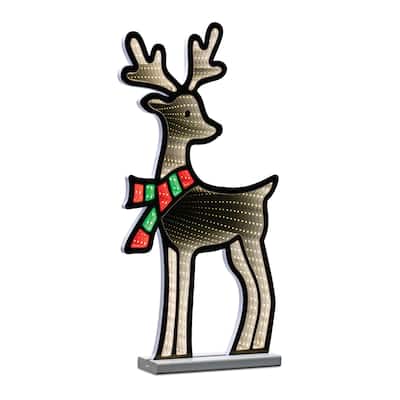 Deer with Scarf Ekkolight 23.5"H - N/A