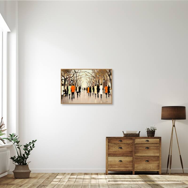Poets Walk by Lorraine Christie Framed Canvas Wall Art Print Bed Bath