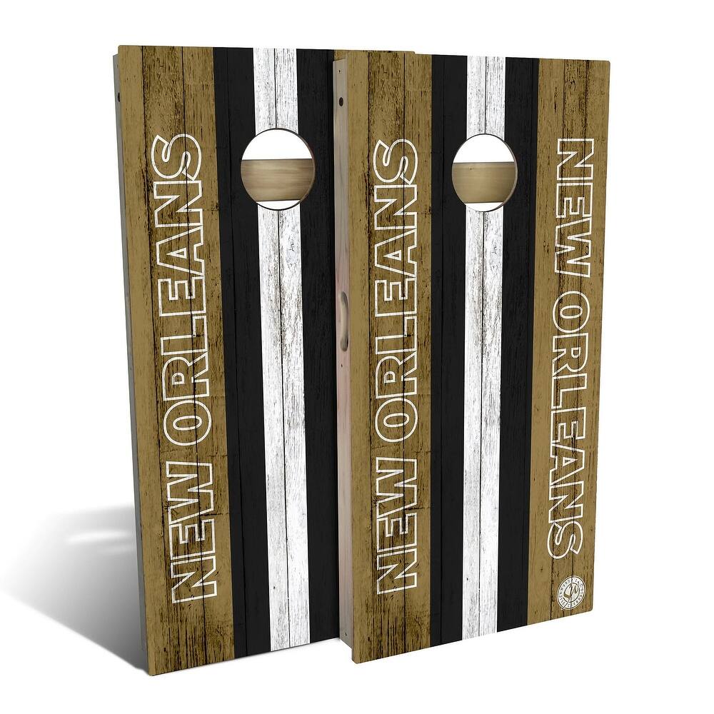 New Orleans Football Outdoor Cornhole Board Set