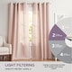 preview thumbnail 39 of 55, EXCLUSIVE HOME Loha Linen Grommet Top Curtain Panel Pair