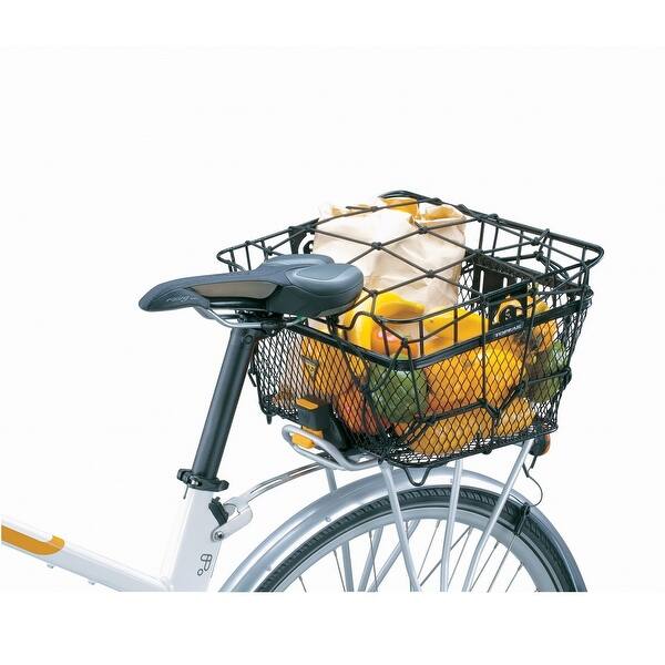 Shop Topeak Mtx Basket Rear Bike Basket 15 9 X 13 2 X 9 5 Overstock 30940078