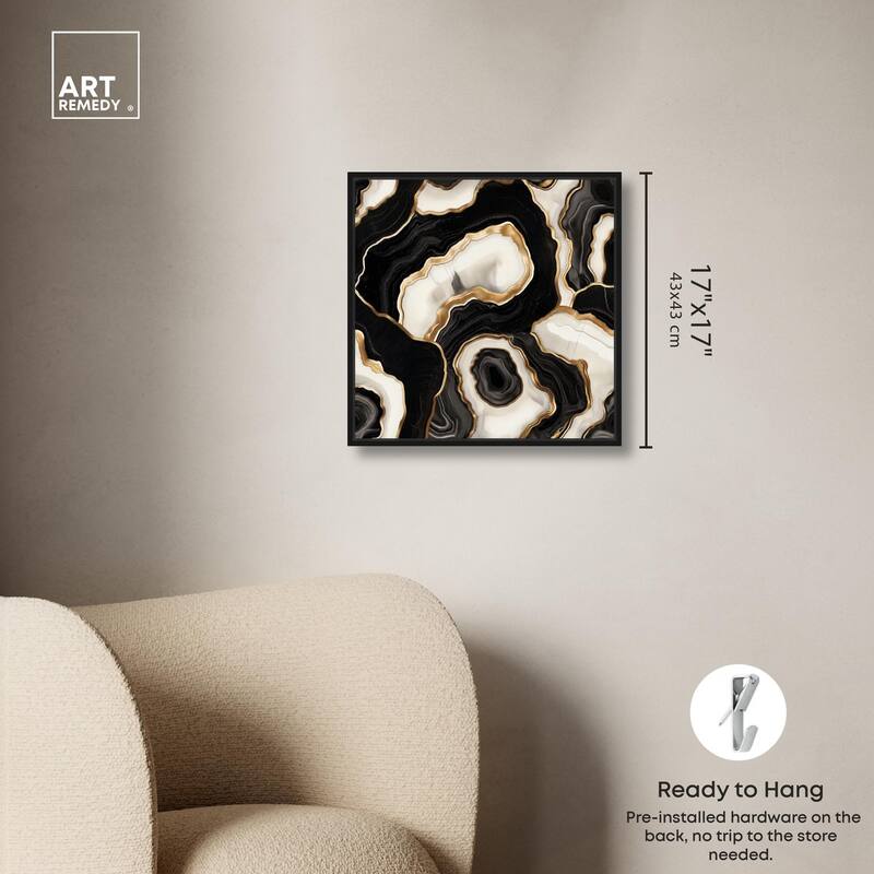 Coal Core Canvas by Art Remedy